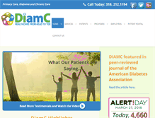 Tablet Screenshot of diamc.com